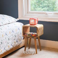 Small Bedside Table Kids Children Side Cabinet Nordic Solid Oak Wood Unit Hamade
