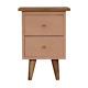 Small Bedside Table Pink Painted Cabinet Scandinavian Solid Wood Kids Unit Cline