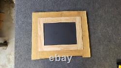 Small Oak Framed Mirror Hand made Furniture, Natural Finish