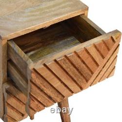 Small Scandi Bedside Table Wood Modern Nightstand Petite Storage Unit Babej