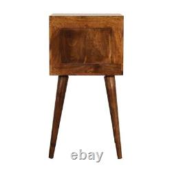 Small Wooden Bedside Table 2 Drawers Bedroom Storage Side Table Furniture Fogel