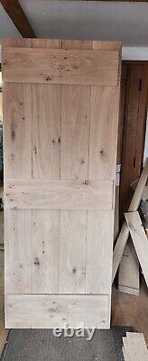 Solid European Oak Internal Door /Handcrafted/H1980mm x W760mm/