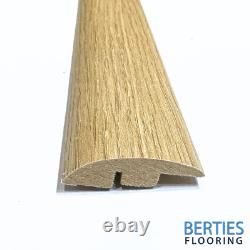 Solid MDF Laminate Threshold Strip Door Bar San Diego Oak Colour 3 Profiles