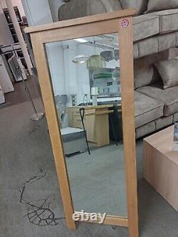 Solid Oak Bespoak Oak Floor Mirror (NB 137) RRP £235