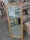 Solid Oak Bespoak Oak Floor Mirror (nb 137) Rrp £235