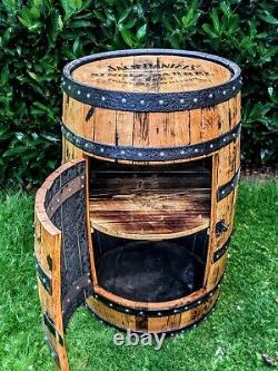 Solid Oak Drinks Cabinet Handmade & Recycled from Scotch Whisky Barrel