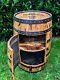Solid Oak Drinks Cabinet Handmade & Recycled From Scotch Whisky Barrel