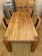 Solid Oak Extending Dining Table & Chairs