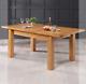 Solid Oak Medium Extension Dining Table Seats 6 8 Person Kitchen Uk37