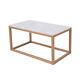 Solid Oak & Real Marble Tables Accent Coffee, Console, Nest Of 2 & End Table