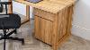 Solid Oak Under Desk Drawer Unit