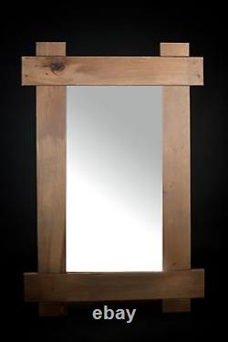 Solid Oak Wall Mounted Mirror (from oak 25mm thick)