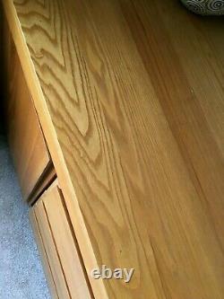 Solid Oak Wood Sideboard Lounge 2 Door 3 Drawer