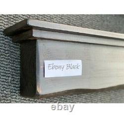 Solid Wooden Mantel / Floating Shelf Shelves Fire Surround storage mantelpiece