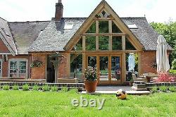 Solid oak conservatory/ orangery/ garden room / extra space/ room/ triple glass