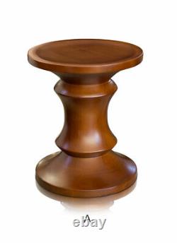 Stool Walnut O. Oak Side Table Walnut, Wood Stool, Table Walnut Solid
