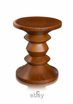 Stool Walnut O. Oak Side Table Walnut, Wood Stool, Table Walnut Solid