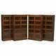Suite Of Four Minty Oxford Legal Library Modualr Adjustable Stacking Bookcases