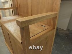 Tall Hall/ Monks Bench 100% Solid Oak Hand Made Various Sizes & Colours Bespoke