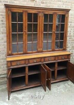 Titchmarsh & Goodwin Solid Oak Library Bookcase