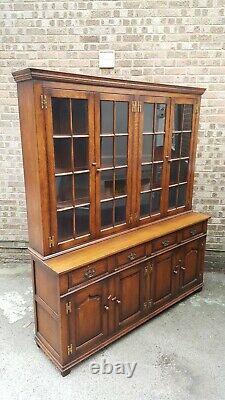 Titchmarsh & Goodwin Solid Oak Library Bookcase