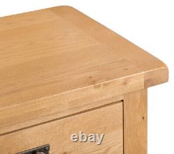 Toledo Oak Large Sideboard / Solid Wood Side Cabinet Cupboard Storage Unit