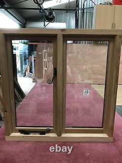 Traditional Oak Window Handcrafted Solid European Oak Window 1200mm x 1050mm