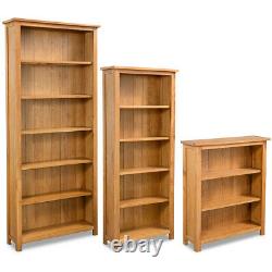 VidaXL Oak Bookcase Home Book Shelf Cabinet Display Unit Rustic Multi Sizes