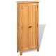 Vidaxl Storage Cabinet 50x22x122 Cm Solid Oak Wood