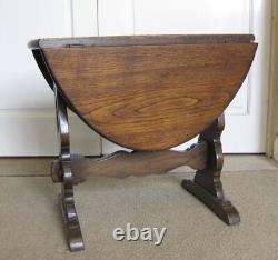 Vintage Refectory Style Twist Top Solid Oak Coffee Table