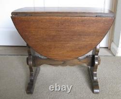 Vintage Refectory Style Twist Top Solid Oak Coffee Table