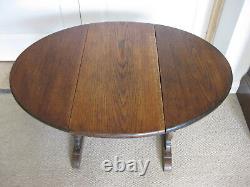 Vintage Refectory Style Twist Top Solid Oak Coffee Table