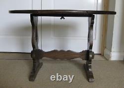 Vintage Refectory Style Twist Top Solid Oak Coffee Table