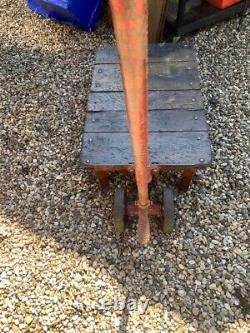 Vintage Willmot Trucks Trolley Railway Trolley / Tug Lift / No 259