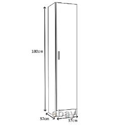 White 1 Door Utility Room Cabinet Storage