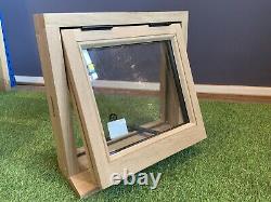 Window Double Glazed Windows Slimline Solid Oak 450mm x 450mm Shepherds Hut