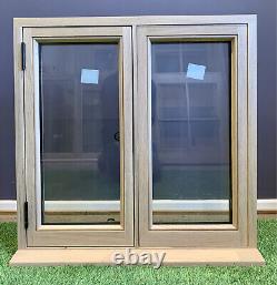 Window Double Glazed Windows Slimline Solid Oak 750mm x 750mm Shepherds Hut