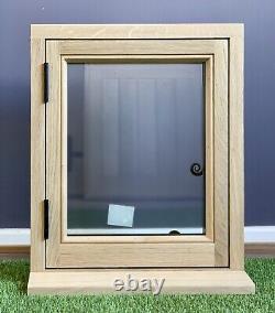 Window Double Glazed Windows Solid Rustic Oak 450mm x 550mm Shepherds Hut