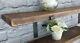 Wooden Shelf Wall Mounted+2brackets-home Storage Decor-vintage Style