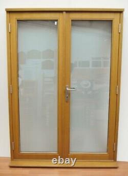 Wooden Timber Oak French Doors Patio External Glazed Oakfold 1190x2090mm
