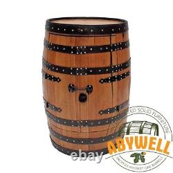 Boisson De Chêne Massif Rack D'armoire À Vin Fait À La Main Et Recyclé De Scotch Whisky Barrel