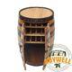 Chêne Barrel Drink Cabinet-wine Rack Fait Et Recyclé À Partir De Scotch Ex-whiskey Barrel