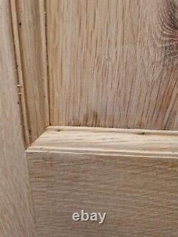 DX 1930's 4 Panel Rustic Oak Fire Door (fd30) Todd Doors 762 X 1981 X 44mm