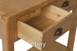 Dovedale Oak Console Table / Rustic Solid Hallway Table / Armoire En Bois