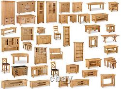 Paire de chaises en chêne d'Oakvale avec dossiers à lattes et sièges en PU / Chaises de salle à manger en bois massif