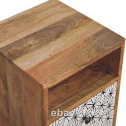 Petite table de chevet armoire vintage en chêne nordique unité compacte Jalla