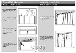 Porte pliante en PVC blanc Portes intérieures à accordéon concertina effet chêne