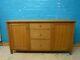 Prochain Solide Oak Wood Wide 3 Drawer Sideboard H81 W150 D45cm- Autres Points Inscrits