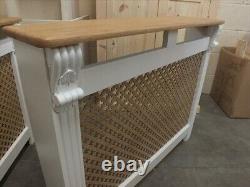 Regency 4' Painted Radiator Cover Solid Pine Solid Oak Hand Made Various Sizes