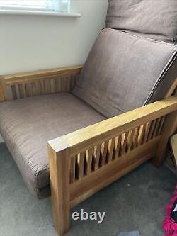Sofa-lit simple Futon Company Oke en chêne £800 No 2 À confirmer
